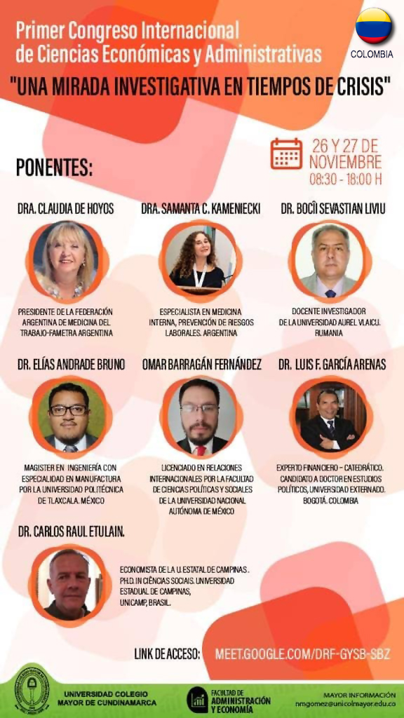 I Congreso Internacional de Ciencias Económicas y Administrativas