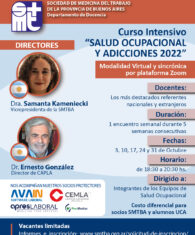 Curso Intensivo de Salud Ocupacional y Adicciones
