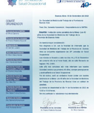26º Jornadas de la SMTBA