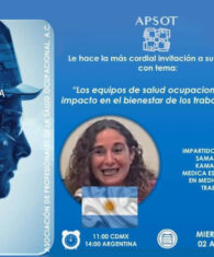 Webinar sobre Salud Ocupacional
